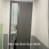 cửa nhà tắm rèm tổ ong gọn nhẹ
