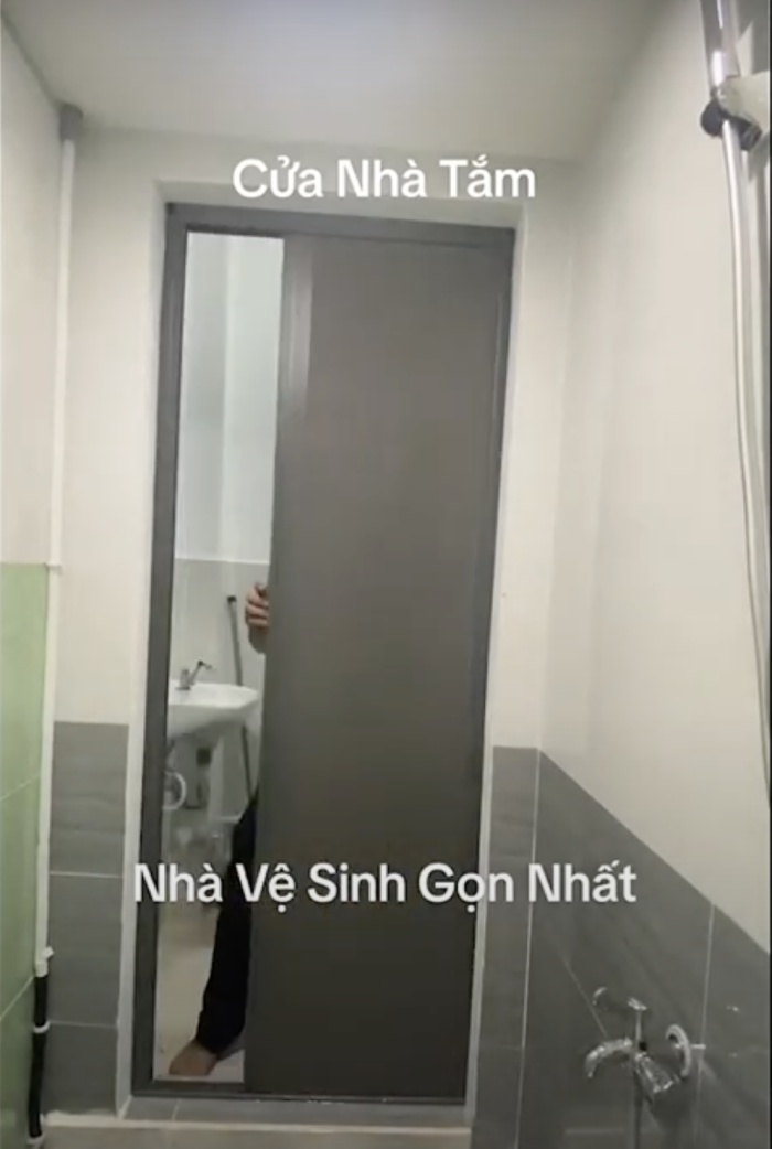 cửa nhà tắm rèm tổ ong gọn nhẹ