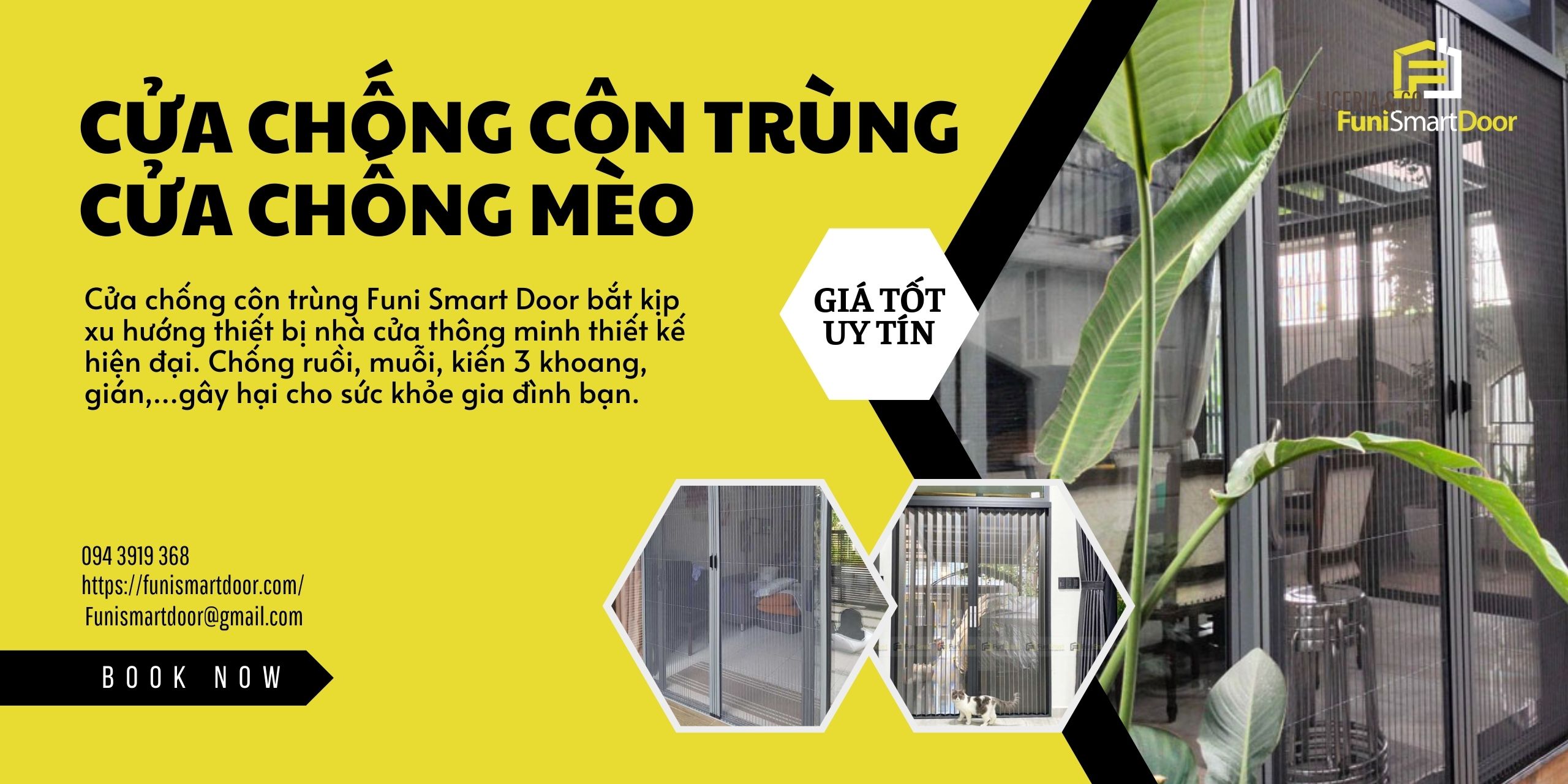 Cửa chống côn trùng, thú cưng