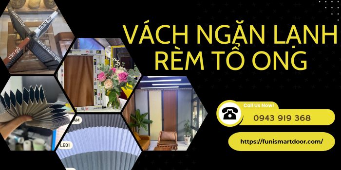 Funi Smart Door vách ngăn rèm tổ ong chất lượng hàng đầu