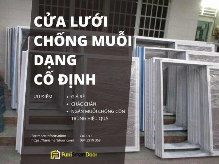 Mua cửa lưới chống muỗi dạng cố định giá tốt ở đâu