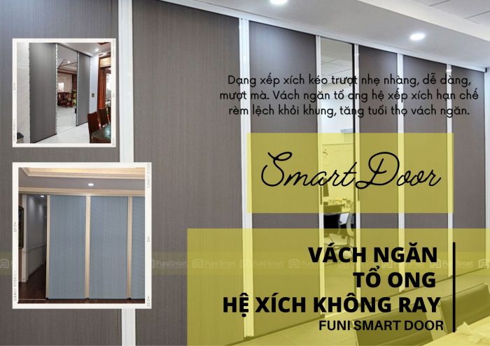 Mua vách ngăn tổ ong hệ xích tại Funi Smart Door