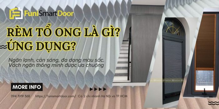 Rèm tổ ong là gì ứng dụng rèm tổ ong