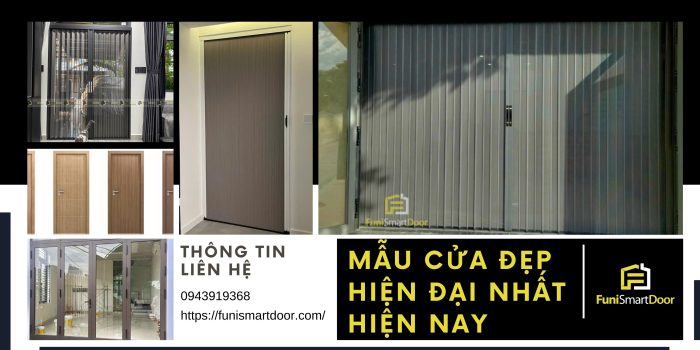 Các mẫu cửa nhà đẹp, hiện đại nhất hiện nay