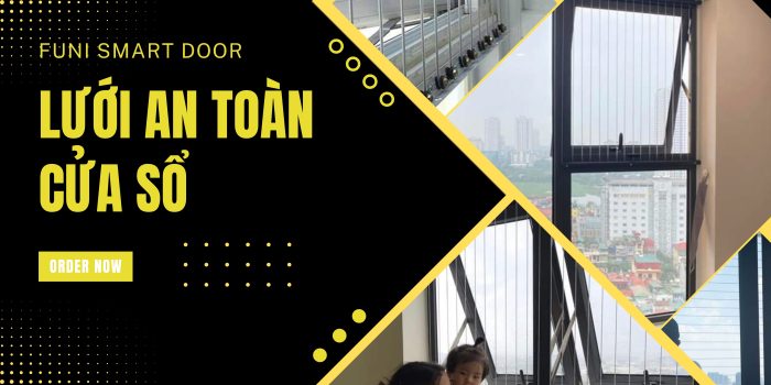 lưới an toàn cửa sổ Funi Smart Door