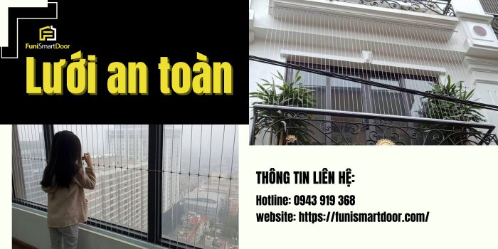 Lưới an toàn ngăn tai nạn trên cao