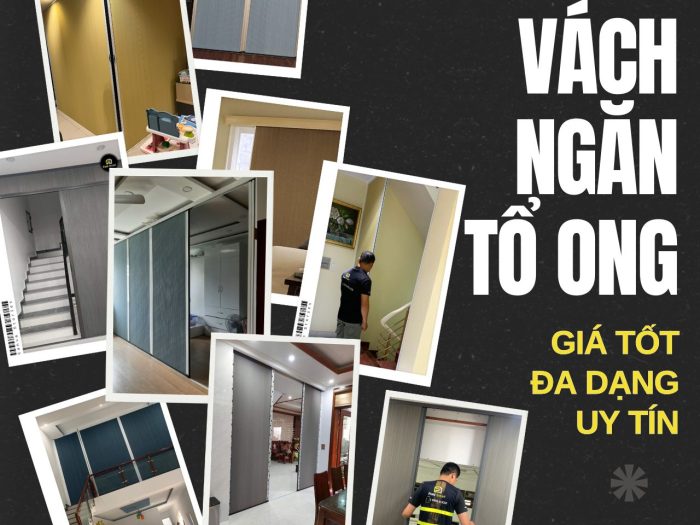 Vách ngăn tổ ong tại quận 3 đa dạng mẫu mã