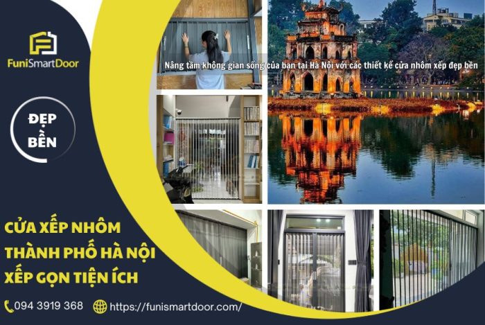 Cửa xếp nhôm Hà Nội