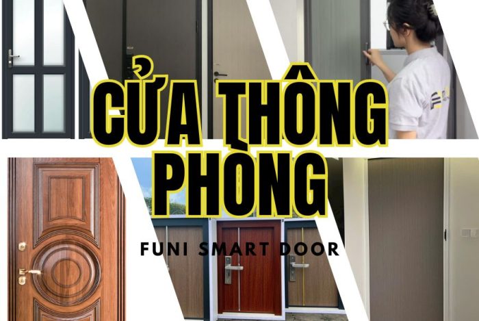 Đơn vị thi công cửa thông phòng Funi Smart Door