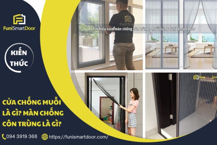 Cửa chống muỗi là gì Màn chống côn trùng là gì