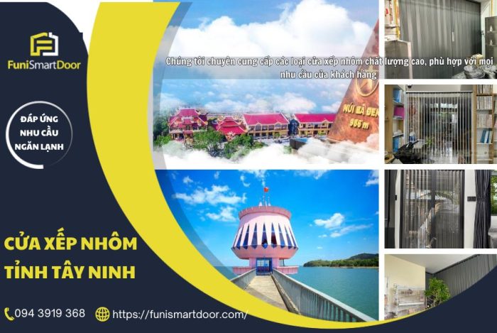 Cửa xếp nhôm tỉnh Tây Ninh