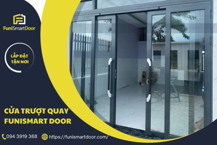 Cửa trượt quay Funismart Door