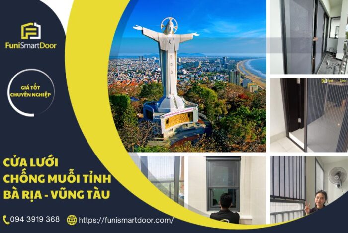 Cửa lưới chống muỗi tỉnh Bà Rịa-Vũng Tàu Funismart Door cung cấp