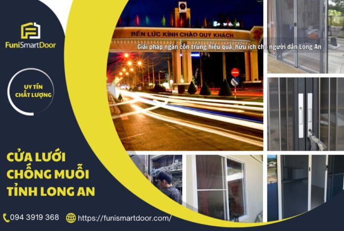 Cửa lưới chống muỗi tỉnh Long An