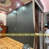 Vách ngăn phòng thờ xếp lá nhôm kín cao cấp