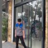 Cửa Slim trượt quay 3 cánh cho cửa đi
