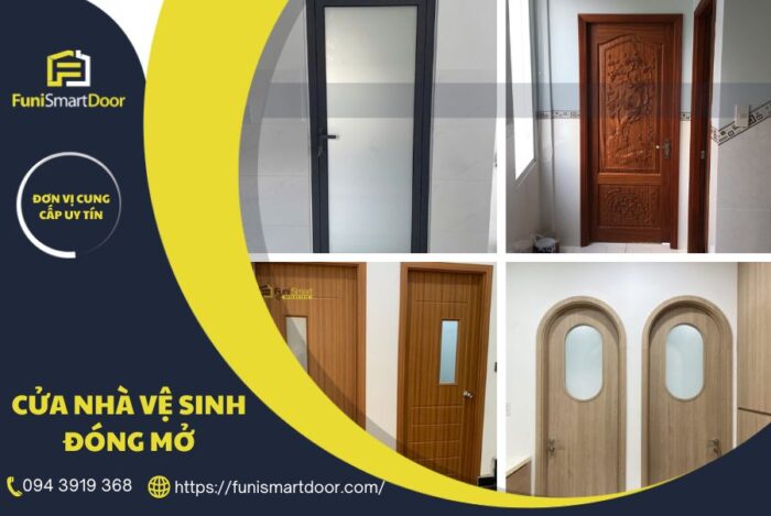Cửa nhà vệ sinh đóng mở | Quen thuộc, ứng dụng rộng rãi
