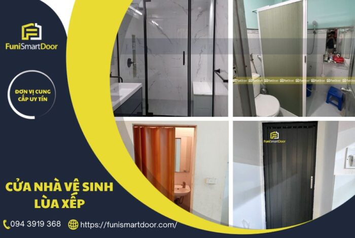 Cửa nhà vệ sinh lùa xếp