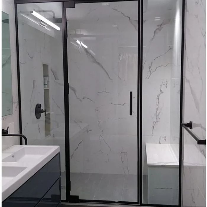 Cửa lùa nhôm kính cho nhà vệ sinh - Sang trọng, chắc chắn