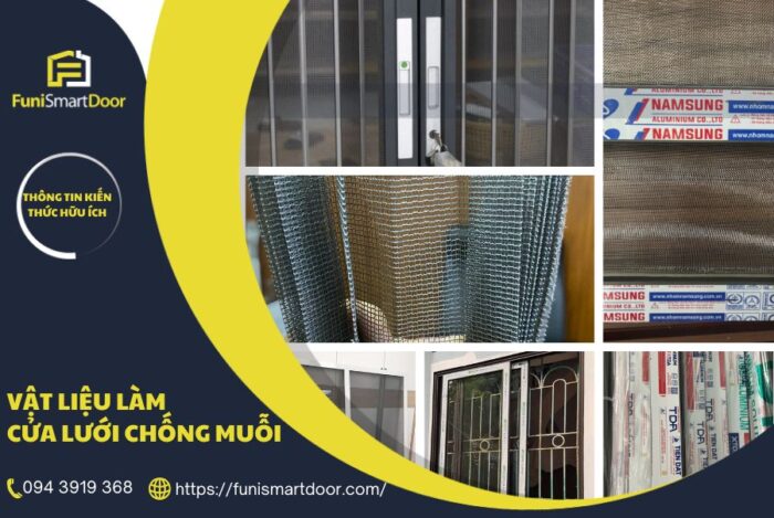 Vật liệu làm cửa lưới chống muỗi Funismart Door