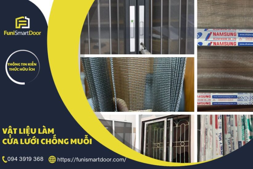 Vật liệu làm cửa lưới chống muỗi Funismart Door